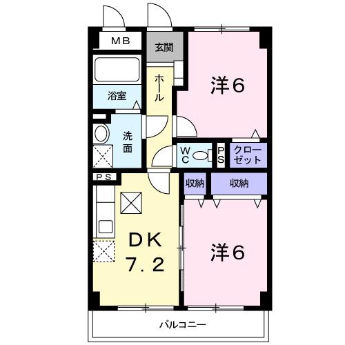 コゥジィー・シティー（405） 間取り図画像