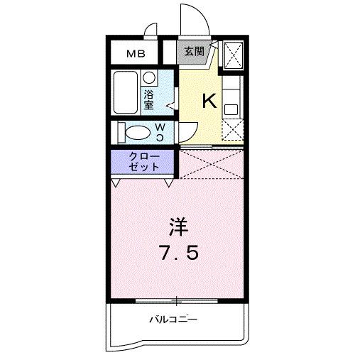 ＭＡＩＳＯＮ　ＪＥＵＮＥＳＳＥ（305） 間取り図画像