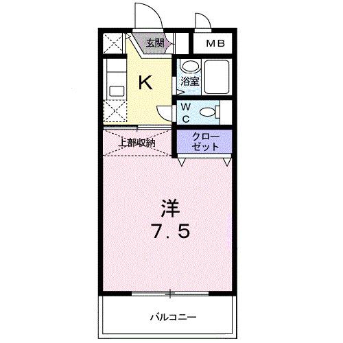 エクセレント　由布（305） 間取り図画像