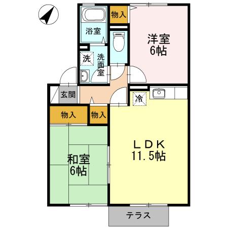ヴェルドミールＫ（103） 間取り図画像