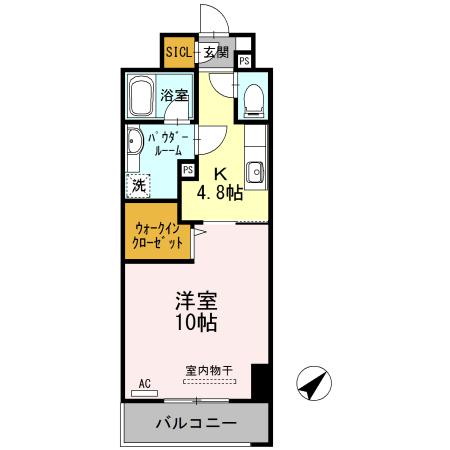 アルカーサル大道（607） 間取り図画像