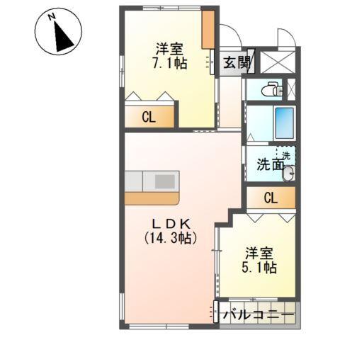 庵樹Ⅱ 間取り図画像