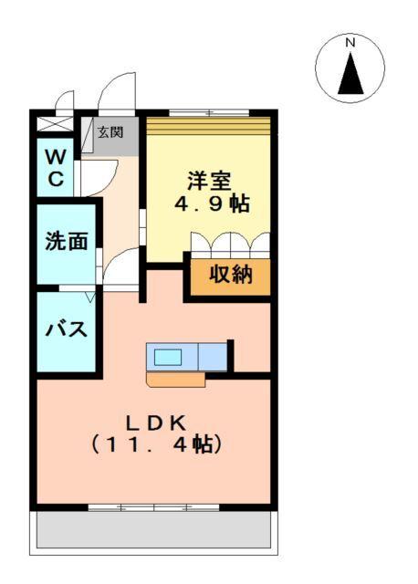 第二かわいちびる 間取り図画像
