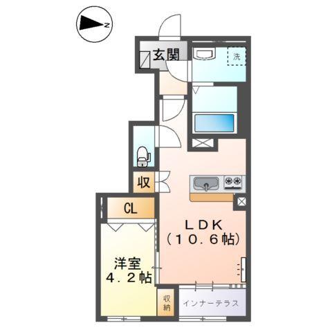 パルジェ別府 間取り図画像