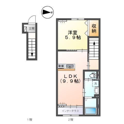 パルジェ別府 間取り図画像