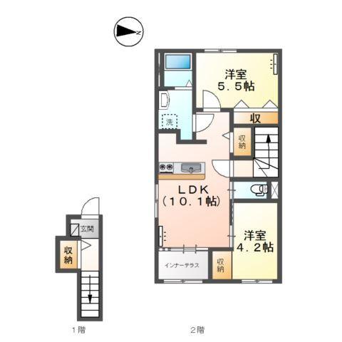 パルジェ別府 間取り図画像