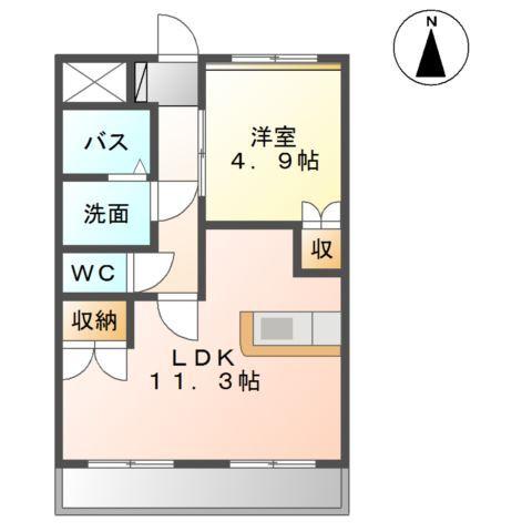 グランディール 間取り図画像