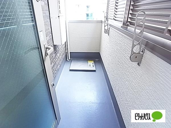 神戸市東灘区深江南町アパート バルコニー