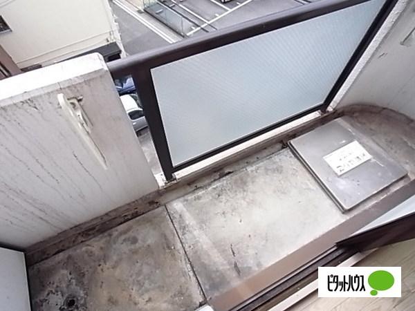 神戸市灘区新在家南町マンション バルコニー