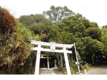 下畑海神社：350m