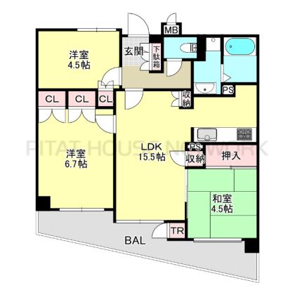  間取り図写真