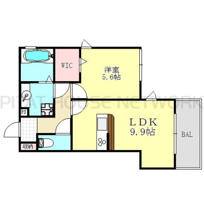 神戸市東灘区本山中町アパート 間取り図写真