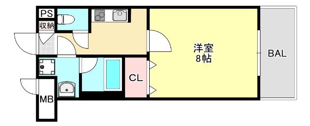 ｃｌａｉｒ摩耶（106） 間取り図画像
