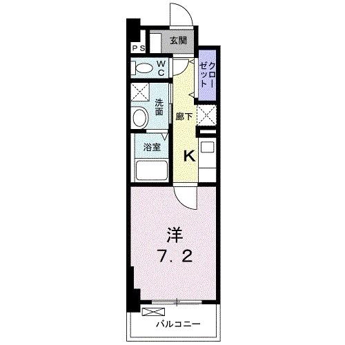 ミルト熊野（318） 間取り図画像