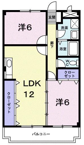 ウエストコートＴＡＮＩＧＡＭＩ（403） 間取り図画像