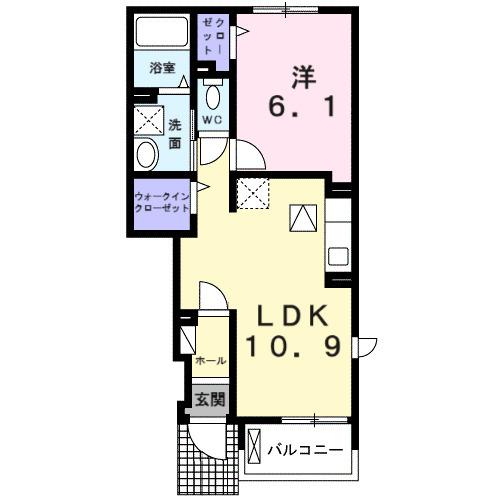 プラシード武庫町（103） 間取り図画像