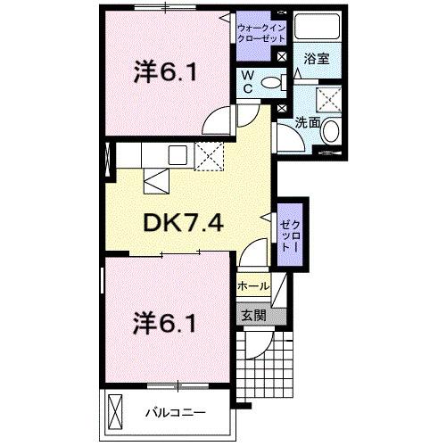 アンジュール（101） 間取り図画像