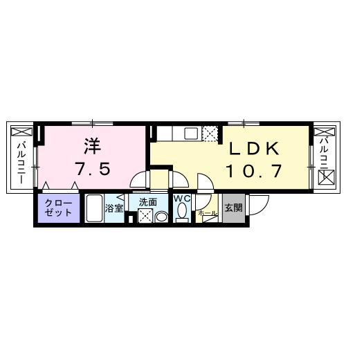 コモド　カーサ（302） 間取り図画像
