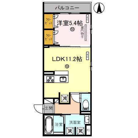 プルミエ　ラムール（202） 間取り図画像