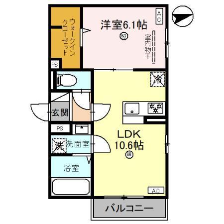 ユーフォリア（203） 間取り図画像