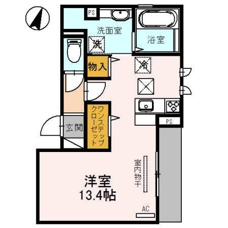 フォーシーズンズ神戸（101） 間取り図画像