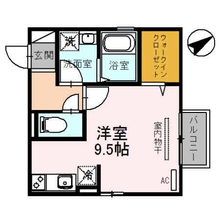 メゾン ド アヴニール星ヶ丘（208） 間取り図画像
