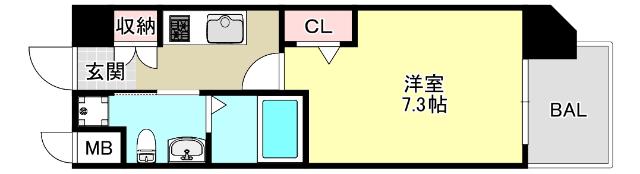 アルファレガロ甲南山手（306） 間取り図画像