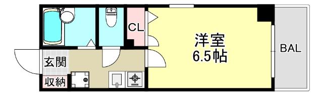 サンハウス本山（205） 間取り図画像