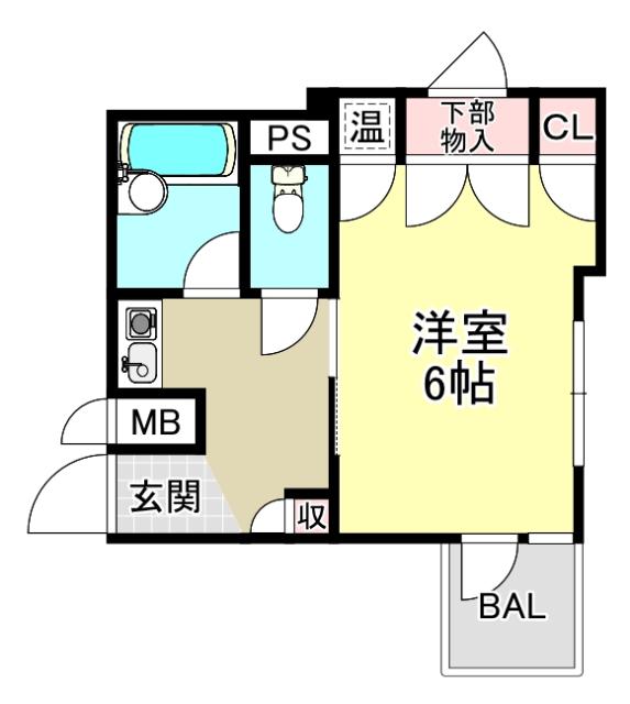 コーポアスナロ（301） 間取り図画像