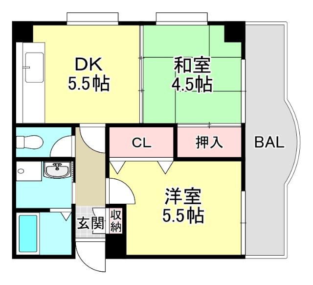 ビエント六甲Ⅰ（101） 間取り図画像