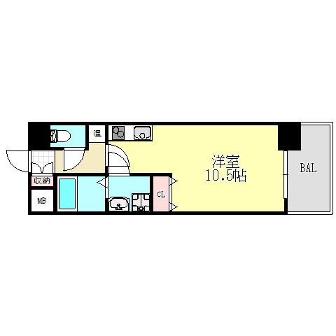 willDo三宮イースト（205） 間取り図画像