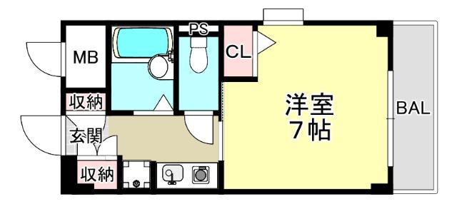 クレストイズミ（501） 間取り図画像