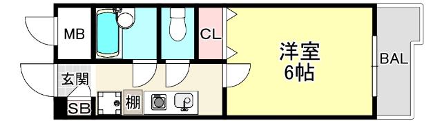 グランディア摩耶ＬＥＧＥＮＤ（407） 間取り図画像