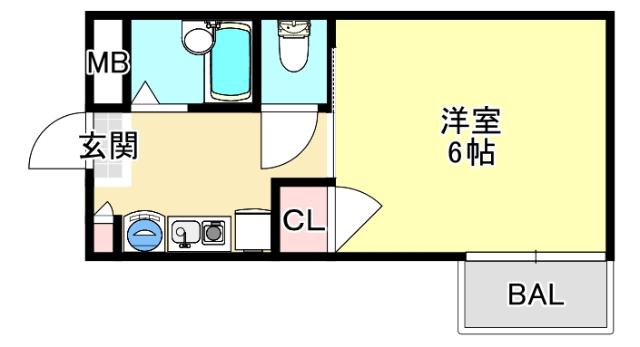 シャルムメゾン本庄（305） 間取り図画像
