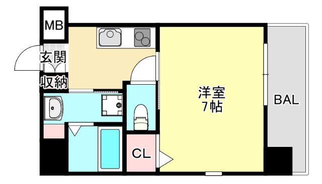 グランメール灘（601） 間取り図画像