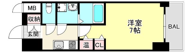 アドバンス三宮シュロス（810） 間取り図画像