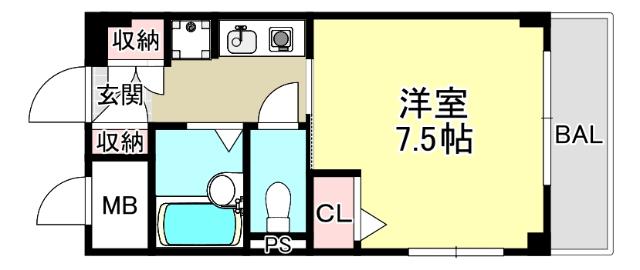 クレストイズミ（502） 間取り図画像