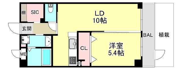 エーデルホーフ住吉本町（102） 間取り図画像