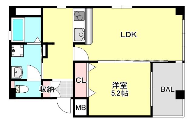 マーブルコート灘駅前（501） 間取り図画像