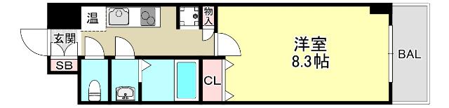 willDo三宮イースト（409） 間取り図画像