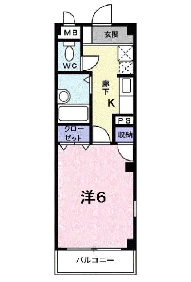 パールレジデンスⅡ（301） 間取り図画像