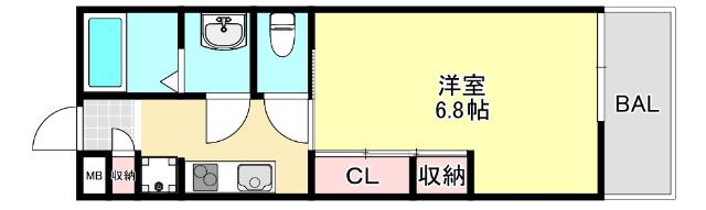 BLUE SKY Maya３（105） 間取り図画像