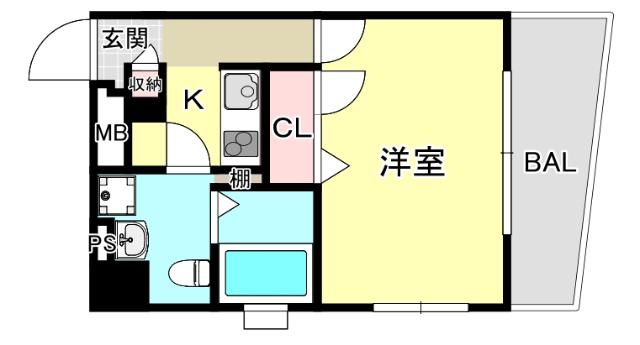 Dolce Vita 王子公園（503） 間取り図画像