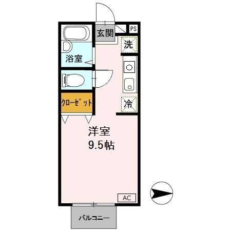 パセオ西芦屋（207） 間取り図画像