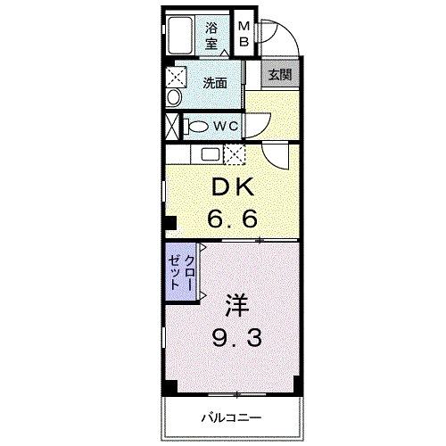 レジデンス赤坂（105） 間取り図画像
