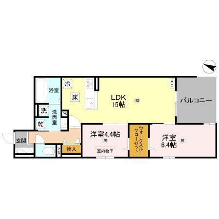 CORTE　BREEZA御影（105） 間取り図画像