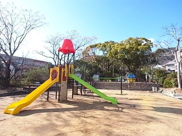 青谷川公園：361m