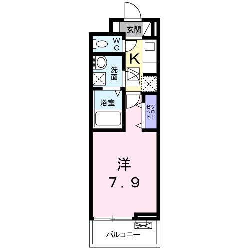 Ｂｅｌｌｅ　Ｆｌｅｕｒ（104） 間取り図画像