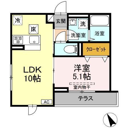 シャルマン（101） 間取り図画像