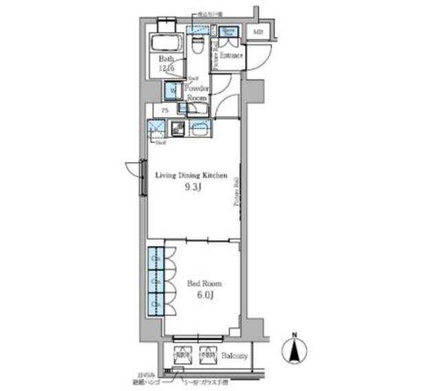 パークアクシス秋葉原（202） 間取り図画像